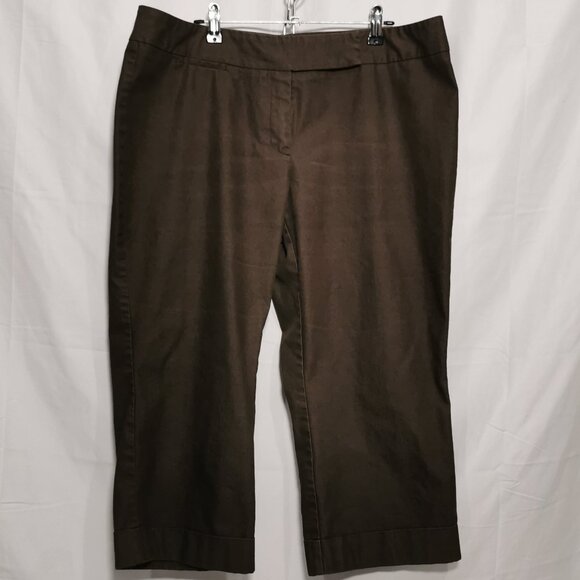 Brown Capris Size 14 #96 - Picture 1 of 11